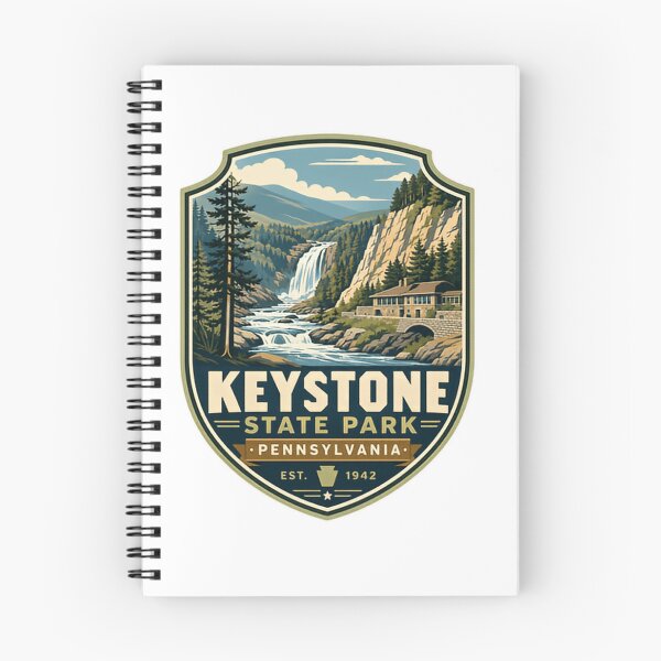 Item preview, Keystone State Park Pennsylvania Est. 1942 Nature Lover Gift designed and sold by Simsimah26Parks.