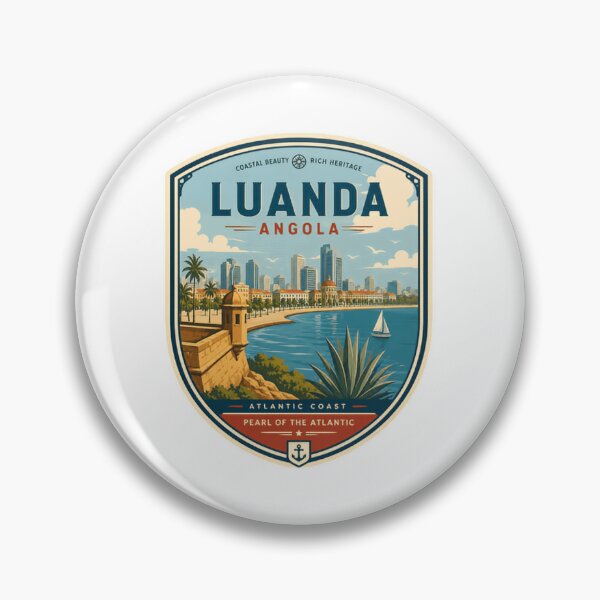 Item preview, Luanda Angola Travel Vacation Destination designed and sold by Star3NowForMe.