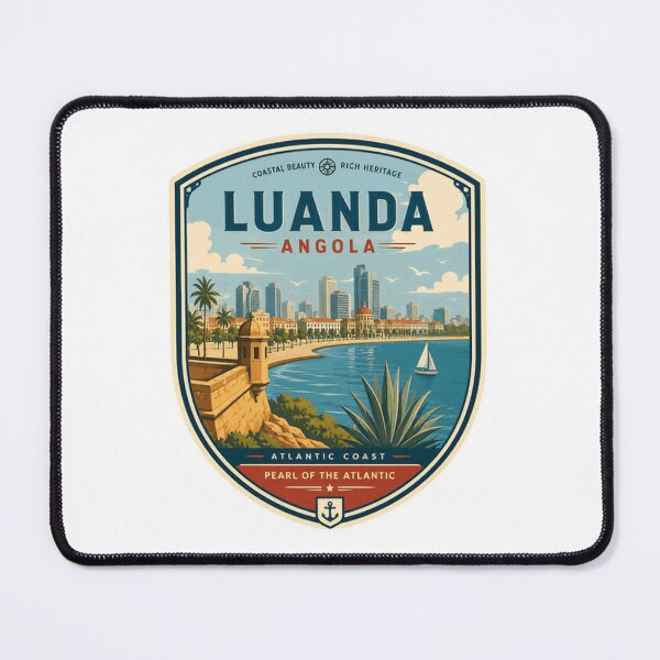 Item preview, Luanda Angola Travel Vacation Destination designed and sold by Star3NowForMe.