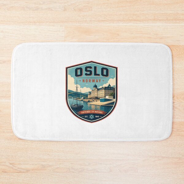 Item preview, Oslo Norway Gateway To Nature Est 1048 Travel Tourist Souvenir designed and sold by Star3NowForMe.