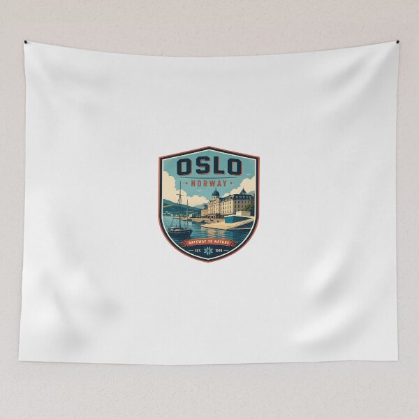 Item preview, Oslo Norway Gateway To Nature Est 1048 Travel Tourist Souvenir designed and sold by Star3NowForMe.