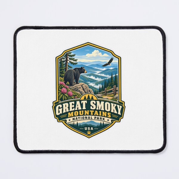 Item preview, Great Smoky Mountains National Park USA Traveler Hiker Outdoor Bear designed and sold by Simsimah26Parks.