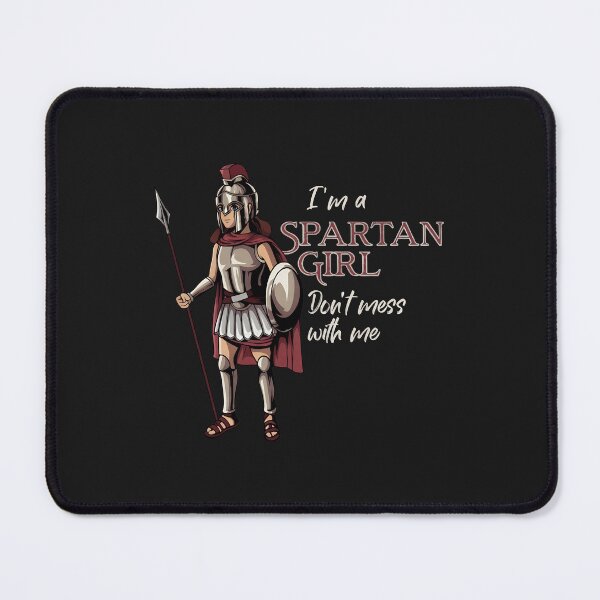 Item preview, Spartan Girl Warrior Quote Strong Female designed and sold by joscarselli.