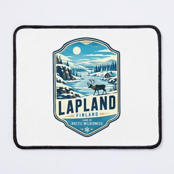 Item preview, Lapland Finland Land Of Arctic Wilderness Travel Souvenir Winter Explorer designed and sold by Star3NowForMe.