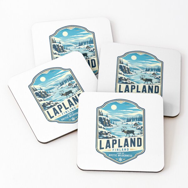 Item preview, Lapland Finland Land Of Arctic Wilderness Travel Souvenir Winter Explorer designed and sold by Star3NowForMe.