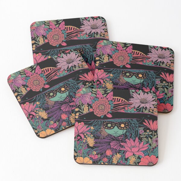 Item preview, Blooming Sunshade: Dark Witchcore Botanical Art designed and sold by  Mythical Entanglement.