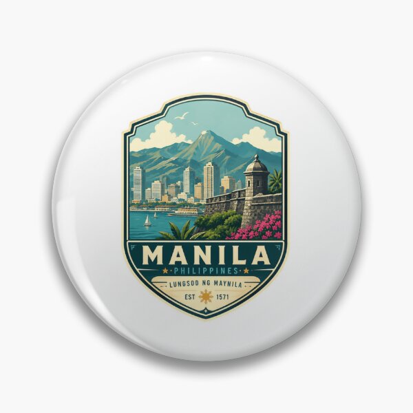 Item preview, Manila Philippines Lungsod Ng Maynila Est 1571 Filipino Travel City designed and sold by Star3NowForMe.