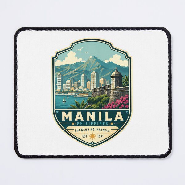 Item preview, Manila Philippines Lungsod Ng Maynila Est 1571 Filipino Travel City designed and sold by Star3NowForMe.