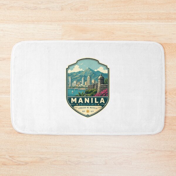 Item preview, Manila Philippines Lungsod Ng Maynila Est 1571 Filipino Travel City designed and sold by Star3NowForMe.