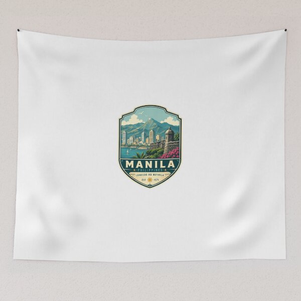 Item preview, Manila Philippines Lungsod Ng Maynila Est 1571 Filipino Travel City designed and sold by Star3NowForMe.