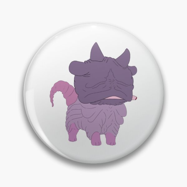Item preview, Shy Little Purple Critter Cute Fluffy Monster Graphic designed and sold by Hearthodle.