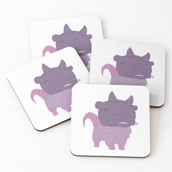 Item preview, Shy Little Purple Critter Cute Fluffy Monster Graphic designed and sold by Hearthodle.