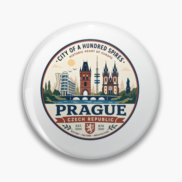 Item preview, Prague Czech Republic City Of A Hundred Spires Historic Heart Of Europe Est. 870 History - Culture - Architecture Travel Souvenir designed and sold by Simsimah26Parks.