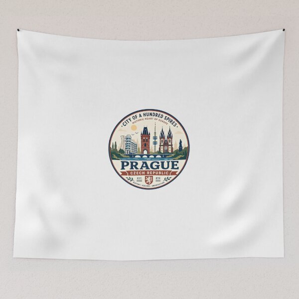 Item preview, Prague Czech Republic City Of A Hundred Spires Historic Heart Of Europe Est. 870 History - Culture - Architecture Travel Souvenir designed and sold by Simsimah26Parks.
