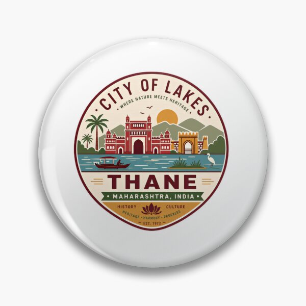 Item preview, City Of Lakes Thane Maharashtra India Travel Souvenir Hometown Pride designed and sold by Simsimah26Parks.