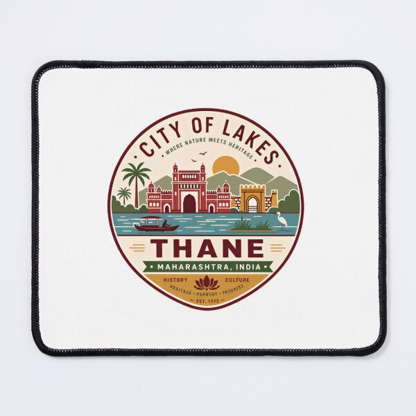 Item preview, City Of Lakes Thane Maharashtra India Travel Souvenir Hometown Pride designed and sold by Simsimah26Parks.
