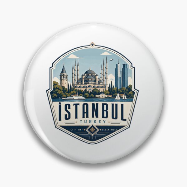 Item preview, Istanbul Turkey City On Seven Hills Travel Souvenir Tourist Destination designed and sold by Simsimah26Parks.