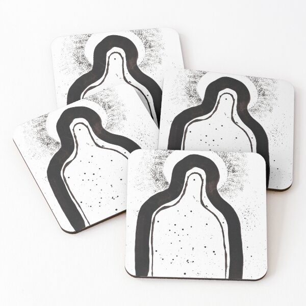 Item preview, Abstract Figure Ink Art designed and sold by kinkytreestudio.