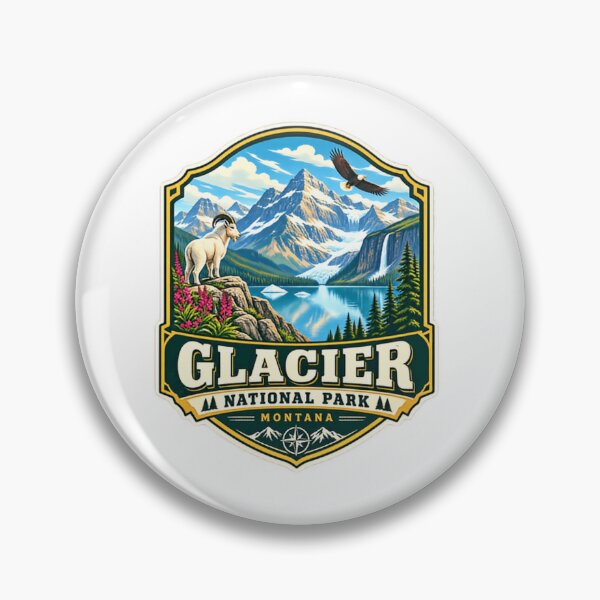 Item preview, Glacier National Park Montana Hiker Traveler Outdoors Nature designed and sold by Simsimah26Parks.