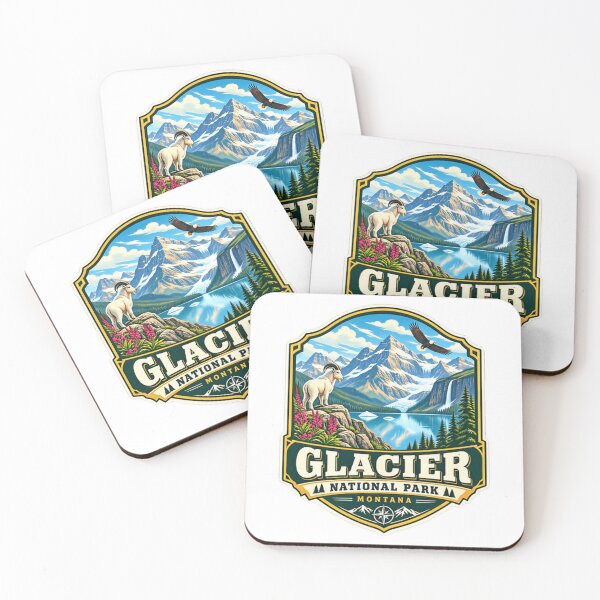 Item preview, Glacier National Park Montana Hiker Traveler Outdoors Nature designed and sold by Simsimah26Parks.