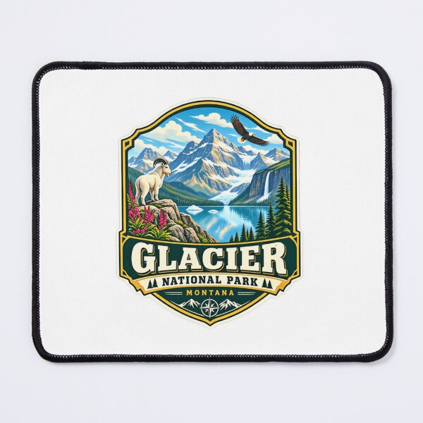 Item preview, Glacier National Park Montana Hiker Traveler Outdoors Nature designed and sold by Simsimah26Parks.