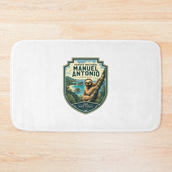 Item preview, Parque Nacional Manuel Antonio Costa Rica Punta Catedral Est. 1972 Sloth Travel Souvenir designed and sold by Star3NowForMe.