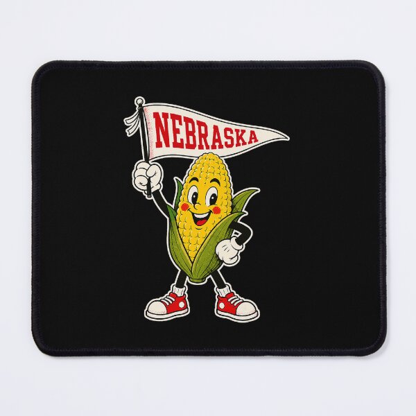 Item preview, Vintage Nebraska Corn Mascot Design designed and sold by nryum.
