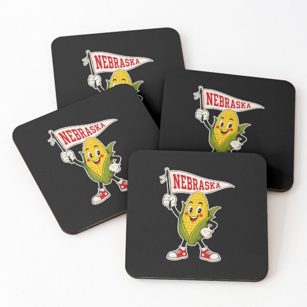Item preview, Vintage Nebraska Corn Mascot Design designed and sold by nryum.