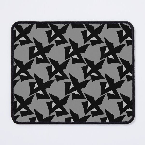 Item preview, Abstract geometric pattern gray black designed and sold by fuzzyfox.