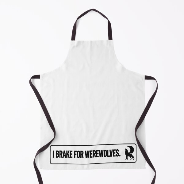 Item preview, BUMPS IN THE ROAD COLLECTION - ⭐ HALLOWEEN EDITION ⭐ - I BRAKE FOR WEREWOLVES. designed and sold by WheelieGdArt.