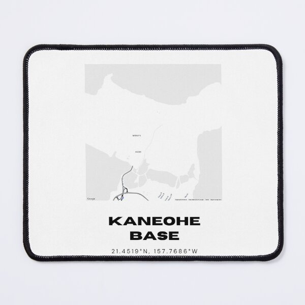 Item preview, Kaneohe Bay Hawaii Map | Minimalist Oahu Location Design designed and sold by RM-Journey.