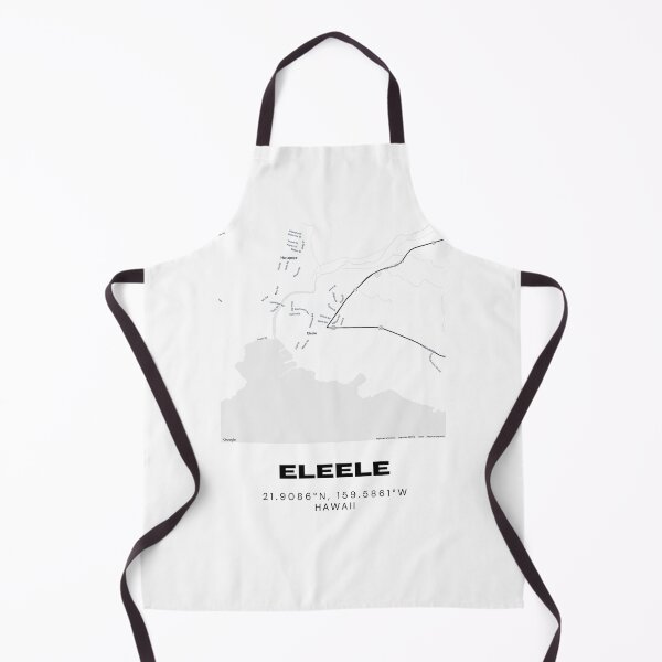 Item preview, Eleele Kauai Map | Minimalist West Kauai Location Design designed and sold by RM-Journey.