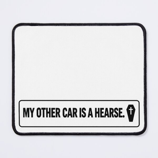 Item preview, BUMPS IN THE ROAD COLLECTION - ⭐ HALLOWEEN EDITION ⭐ - MY OTHER CAR IS A HEARSE. designed and sold by WheelieGdArt.