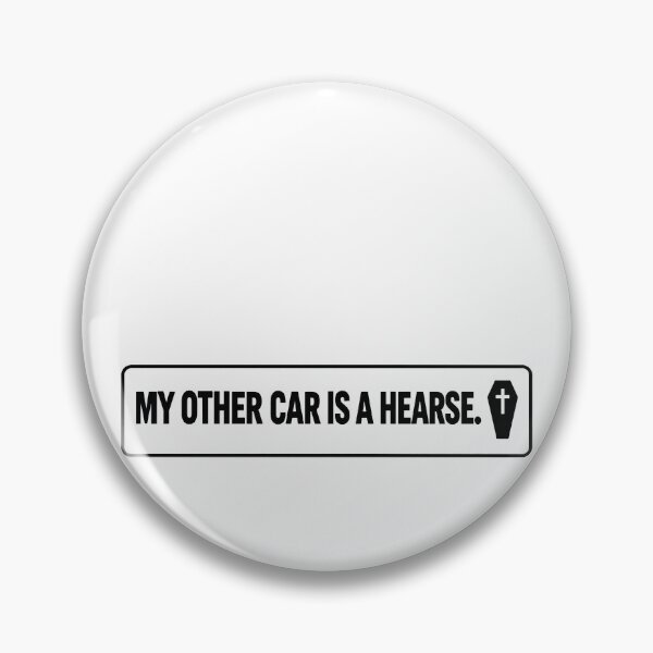 Item preview, BUMPS IN THE ROAD COLLECTION - ⭐ HALLOWEEN EDITION ⭐ - MY OTHER CAR IS A HEARSE. designed and sold by WheelieGdArt.