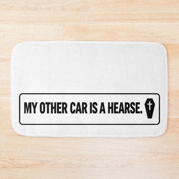 Item preview, BUMPS IN THE ROAD COLLECTION - ⭐ HALLOWEEN EDITION ⭐ - MY OTHER CAR IS A HEARSE. designed and sold by WheelieGdArt.