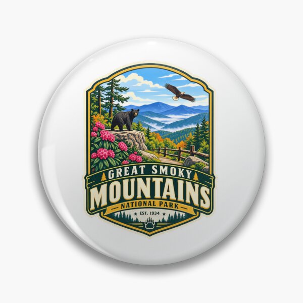 Item preview, Great Smoky Mountains National Park Est. 1934 Hiking Traveler Souvenir designed and sold by Simsimah26Parks.