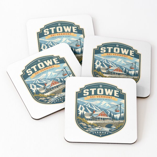 Item preview, Stowe Ski Vermont The Ski Capital Of The East Vermont USA Skiing Travel Mountain Destination designed and sold by Star3NowForMe.