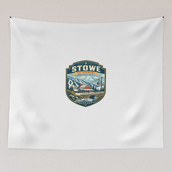 Item preview, Stowe Ski Vermont The Ski Capital Of The East Vermont USA Skiing Travel Mountain Destination designed and sold by Star3NowForMe.