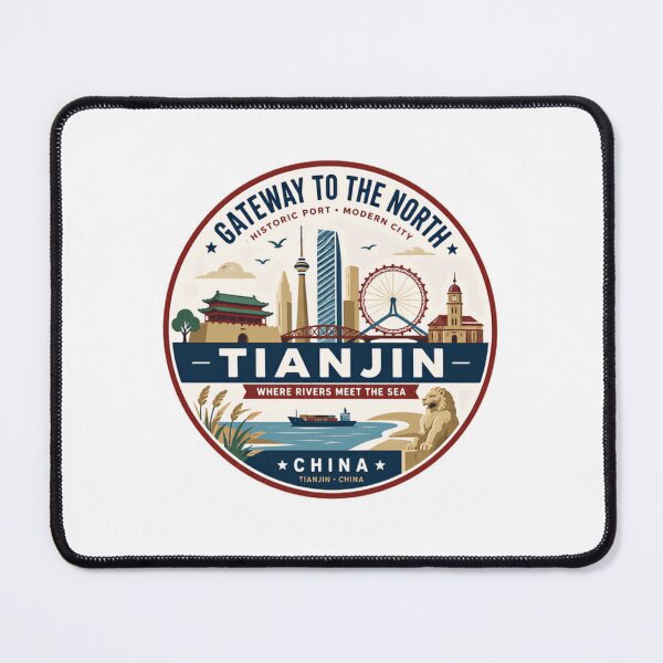 Item preview, Tianjin China Gateway To The North Historic Port Modern City Where Rivers Meet The Sea designed and sold by Simsimah26Parks.