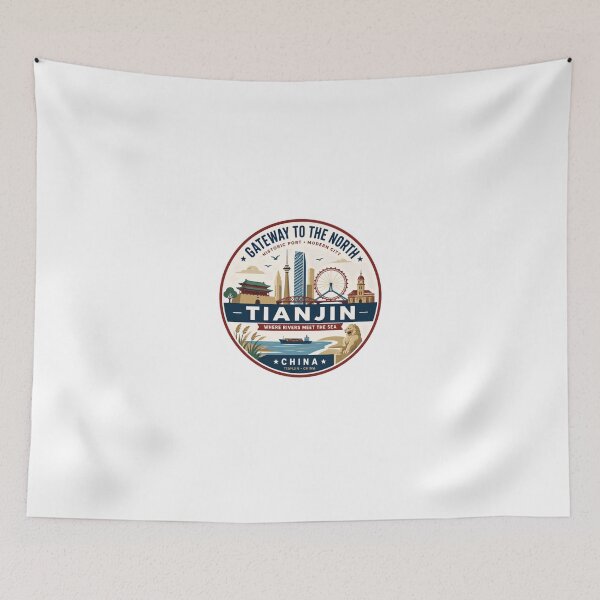 Item preview, Tianjin China Gateway To The North Historic Port Modern City Where Rivers Meet The Sea designed and sold by Simsimah26Parks.
