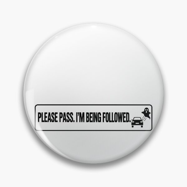 Item preview, BUMPS IN THE ROAD COLLECTION - ⭐ HALLOWEEN EDITION ⭐ - PLEASE PASS. I’M BEING FOLLOWED. designed and sold by WheelieGdArt.