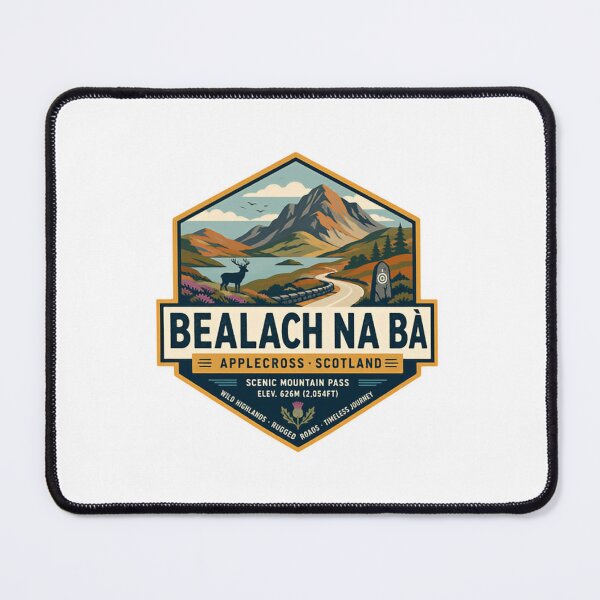 Item preview, Bealach Na Bà Applecross Scotland Scenic Mountain Pass Highlands Journey designed and sold by Simsimah26Parks.