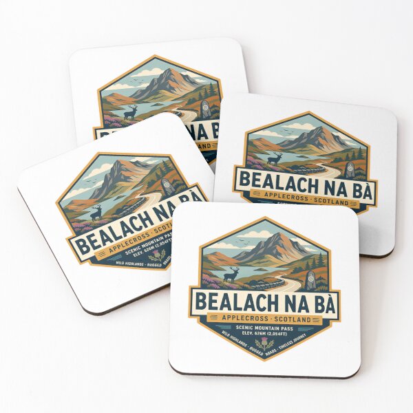 Item preview, Bealach Na Bà Applecross Scotland Scenic Mountain Pass Highlands Journey designed and sold by Simsimah26Parks.