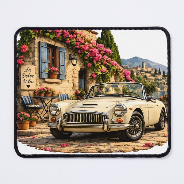 Item preview, Vintage Roadster Mediterranean Escape designed and sold by TinyWeird.