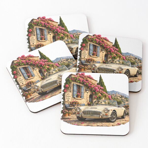 Item preview, Vintage Roadster Mediterranean Escape designed and sold by TinyWeird.