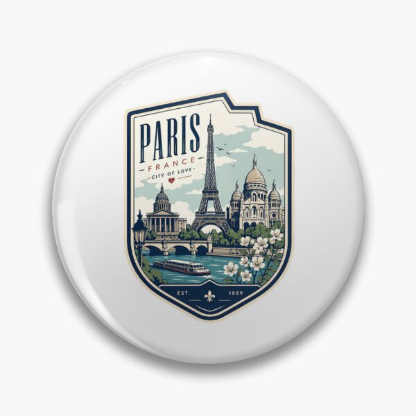Item preview, Paris France City Of Love European Travel Tourist Vacation designed and sold by Simsimah26Parks.