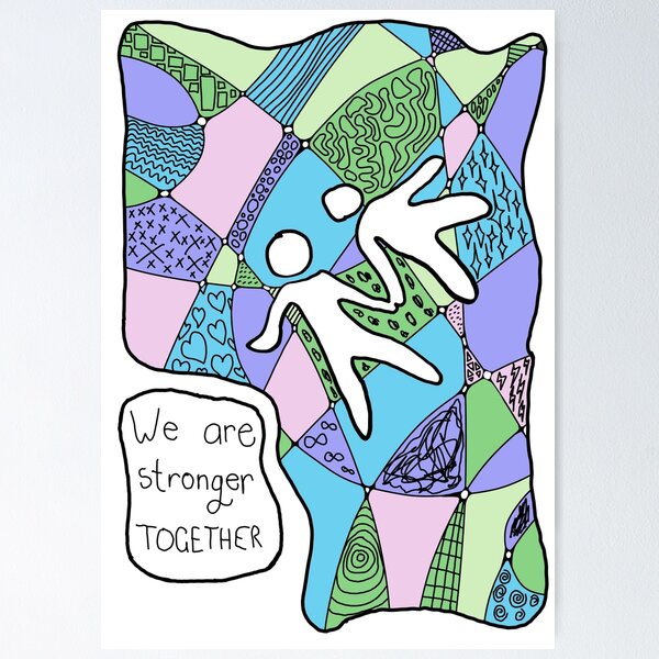 Item preview, We are stronger together - Pastel  designed and sold by Create_With_Chaos.