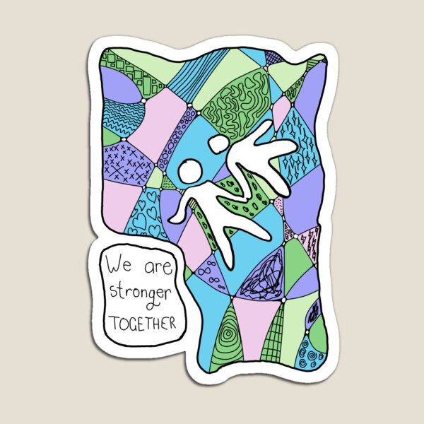 Item preview, We are stronger together - Pastel  designed and sold by Create_With_Chaos.