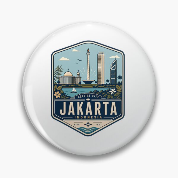 Item preview, Capital City Jakarta Indonesia Estd 1527 Travel Souvenir Vacation designed and sold by Simsimah26Parks.