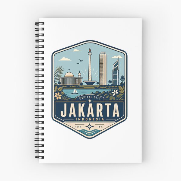 Item preview, Capital City Jakarta Indonesia Estd 1527 Travel Souvenir Vacation designed and sold by Simsimah26Parks.